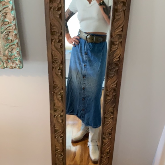 Awesome vintage denim skirt size 12P - Picture 2 of 9